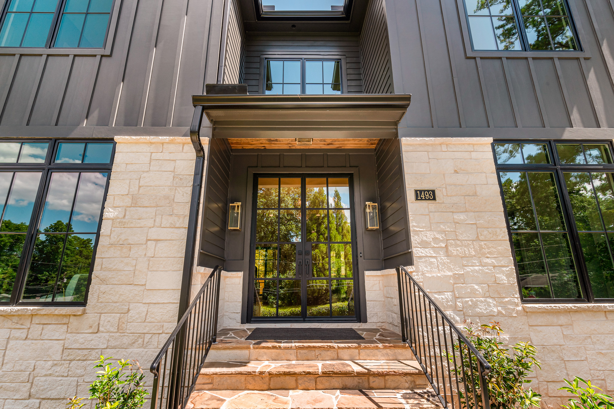 Luxury Front Steel Double Door