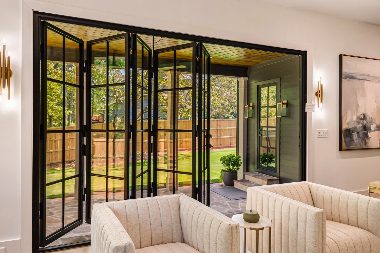 Luxury Steel Accordion Door for Patio