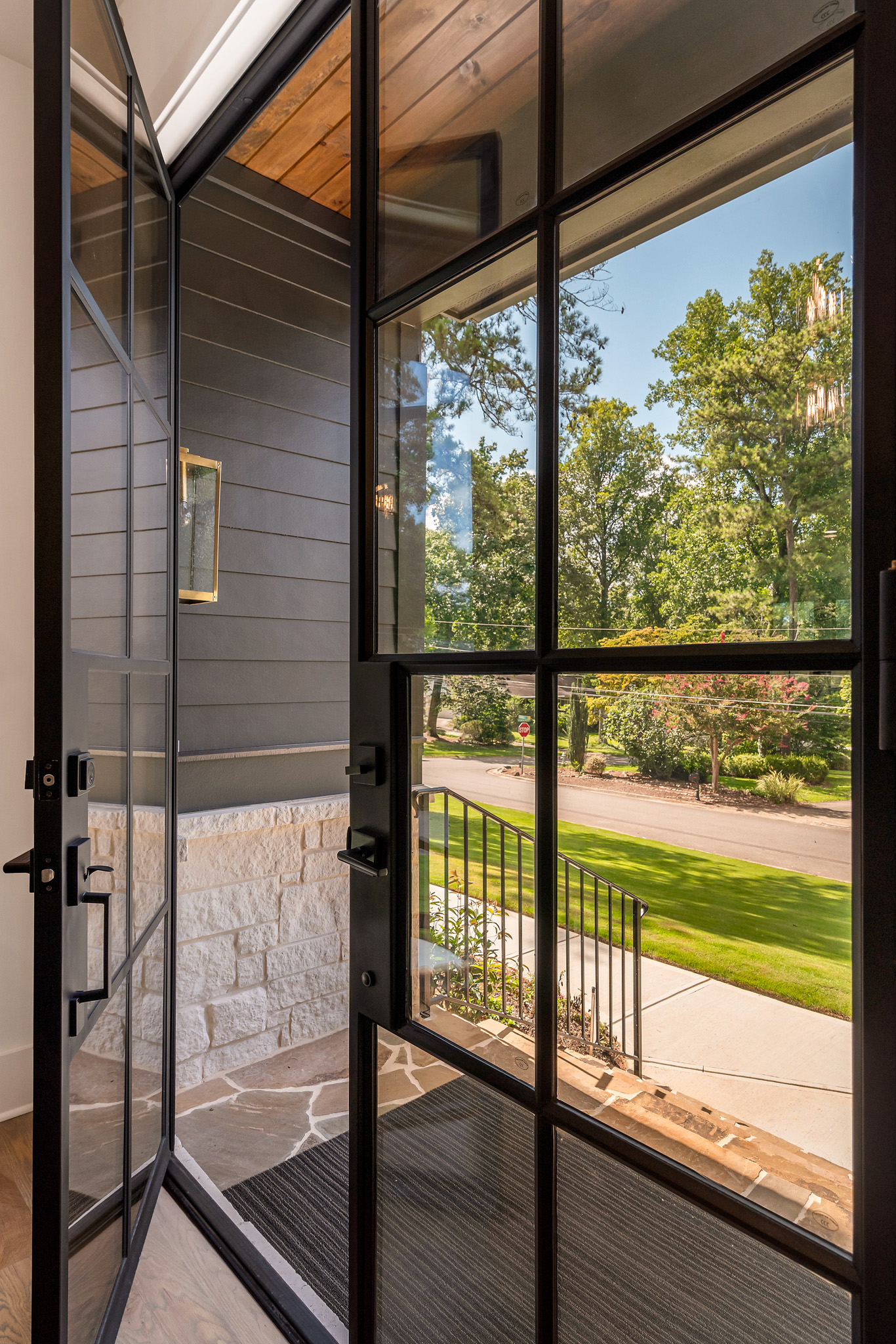 Custom, Luxury Steel Front Double Door